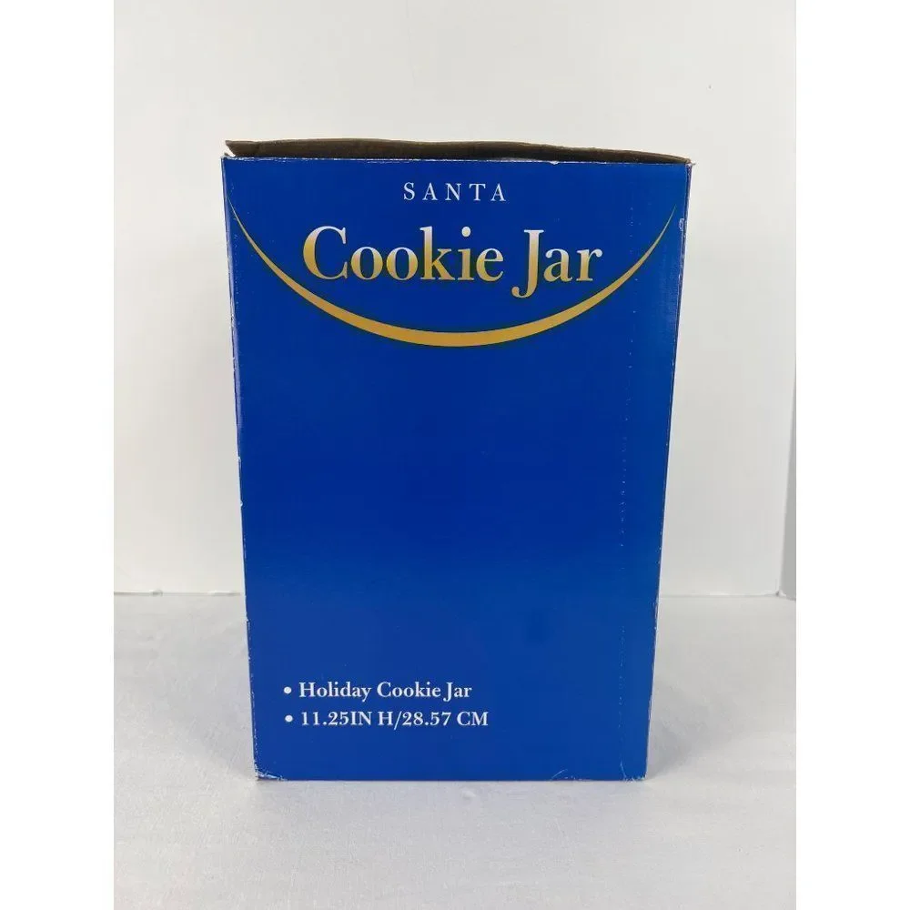 Santa Claus Holiday Cookie Jar 11.25" Distributed For Rite-Aid Rite Aid - Picture 2 of 8